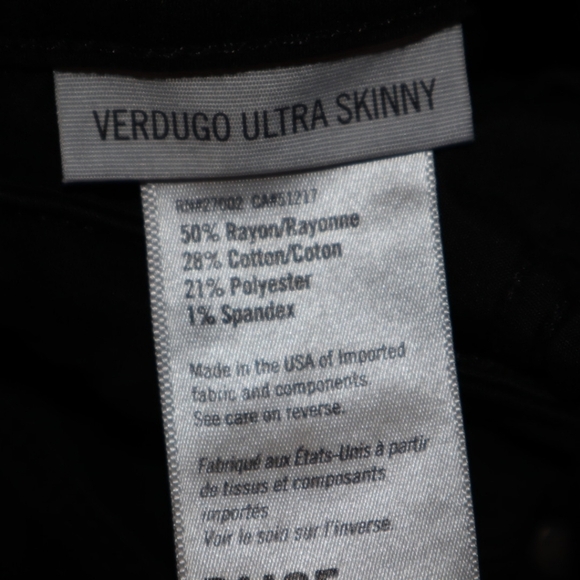 Paige Verdugo Ultra Skinny Jean black overdye - Picture 6 of 7